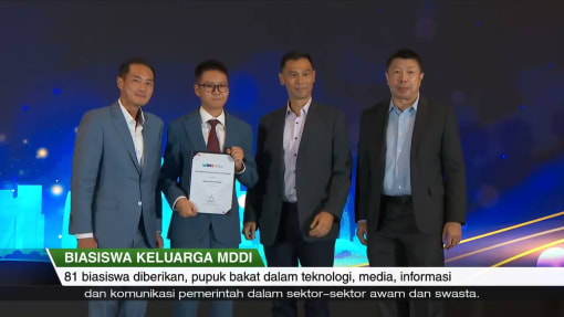 Liputan Wartawan | Biasiswa MDDI - 81 penuntut bilang jurusan terima biasiswa MDDI & agensi terkait