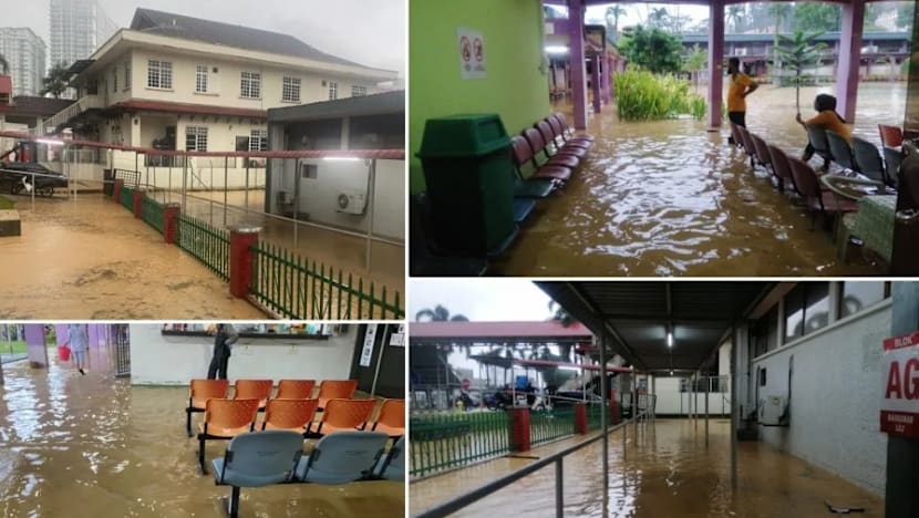 Hospital Sultanah Aminah di JB dilanda banjir kilat
