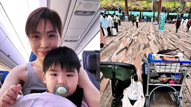 带儿子到澳大利亚旅游，马艺瑄竟把行李忘在机场！