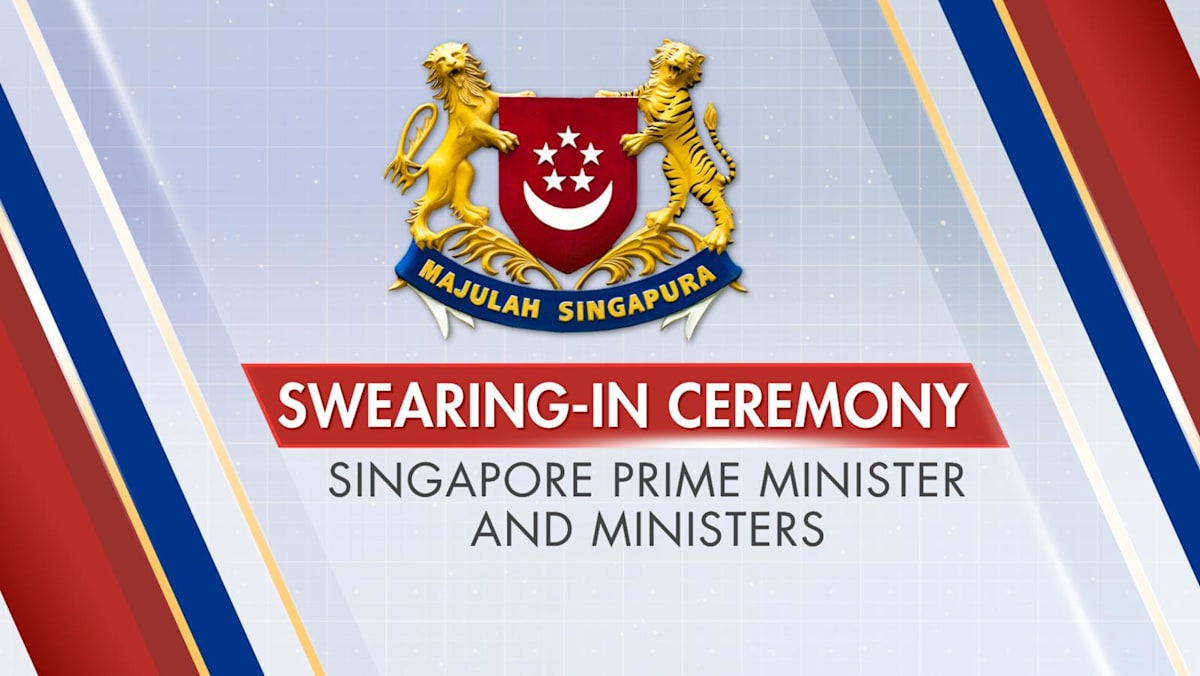 Swearing In Sign Swearing-in Ceremony - CNA