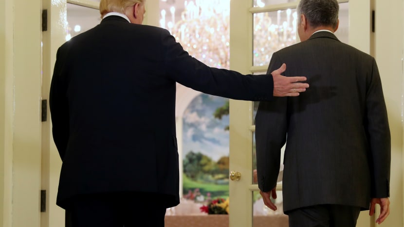 Trump, in meeting with PM Lee, thanks S'pore for its hospitality and friendship