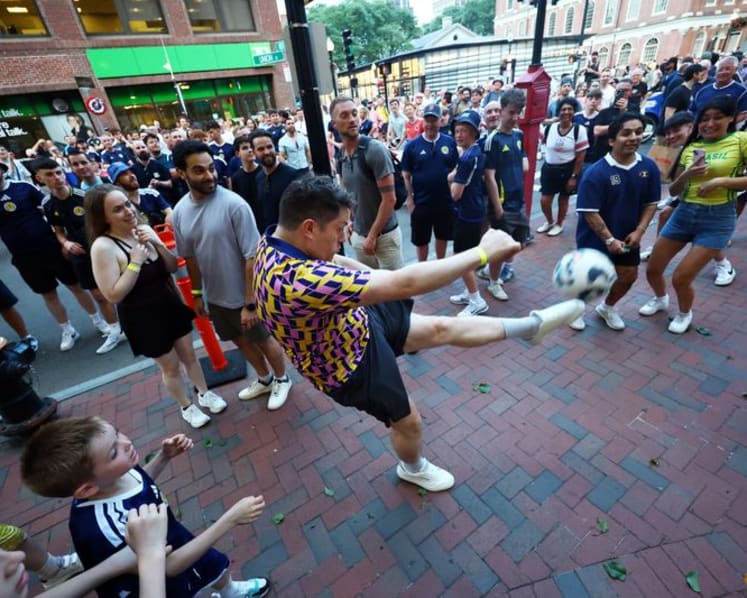 Scotland's Tartan Army digs deep into pockets for World Cup return