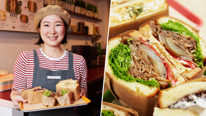 Cuppage Plaza Shop Run By Cheerful Japanese Lady Sells Sandos 4 Hours Daily Only