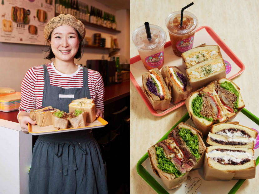 Manpuku Sando is a new sandwich shop at Cuppage Plaza selling sandos with red bean paste, beef and more