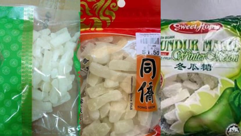 Winter melon products, mainly from Malaysia, recalled by authorities for excessive allergen