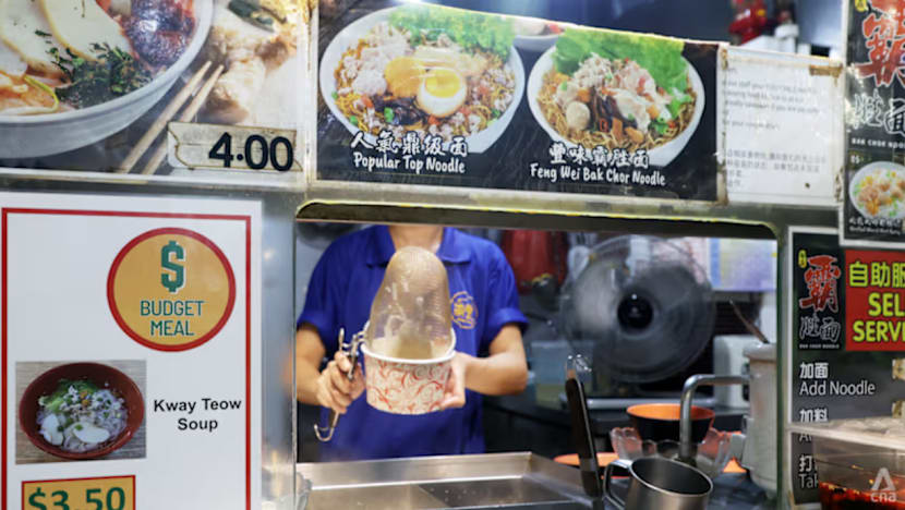 Inisiatif hidangan jimat tidak lagi diwajibkan di kedai kopi HDB