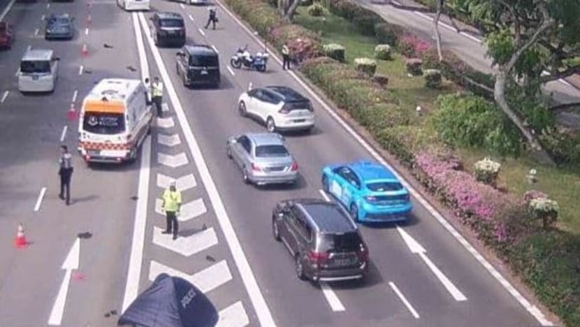 Penunggang motosikal maut dalam kemalangan di ECP menghala ke Lapangan Terbang Changi