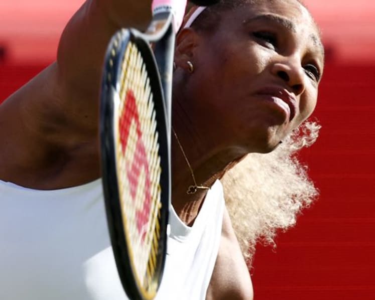 Serena is back - American great makes winning return to court at Queen's