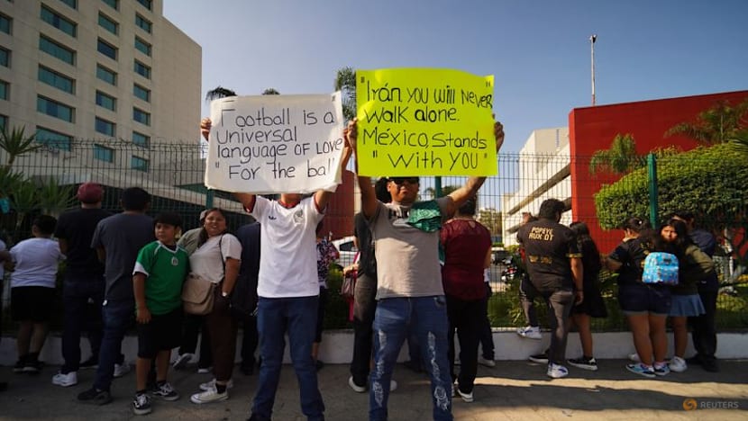 Iran squad get cheerful Tijuana send off ahead of World Cup opener in Los Angeles