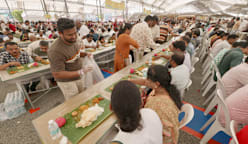 1,300 கிலோ அரிசி… 13,000 அப்பளம்…  புரட்டாசி அன்னதானத்தின் பிரம்மாண்ட கணக்கு
