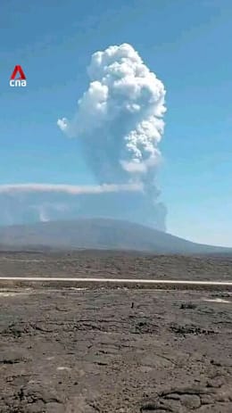 Ethiopia volcano Hayli Gubbi erupts for first time in 12,000 years