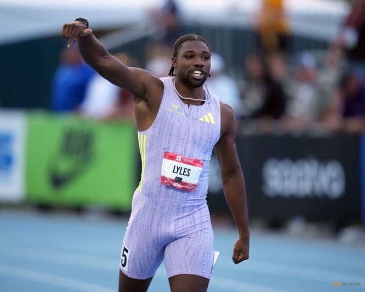 Lyles eyes American records as he plots path to Los Angeles Olympics