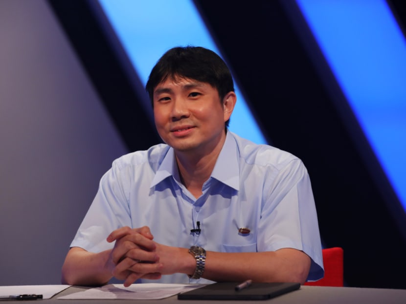 Workers' Party's Jamus Lim at a GE2020 political debate on July 1, 2020. Workers' Party's Jamus Lim at a GE2020 political debate on July 1, 2020.