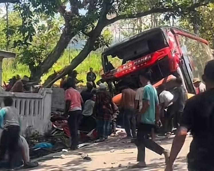 Eight killed near Indonesia’s Mount Bromo as tour bus carrying hospital workers and family members crashes