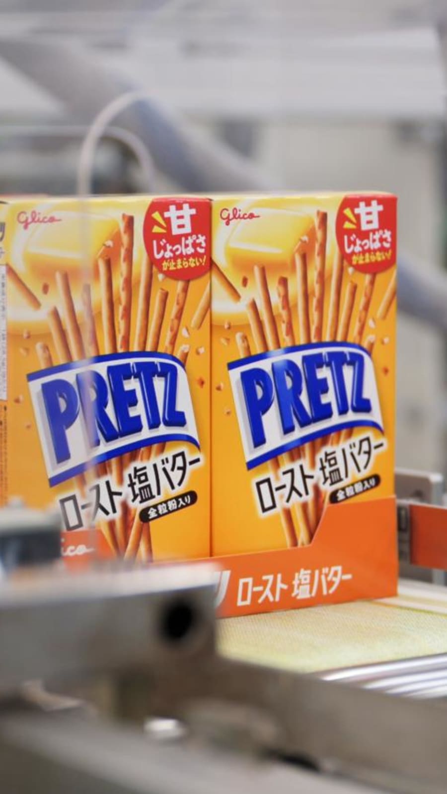 How Pretz is made at Glico’s factory in Japan