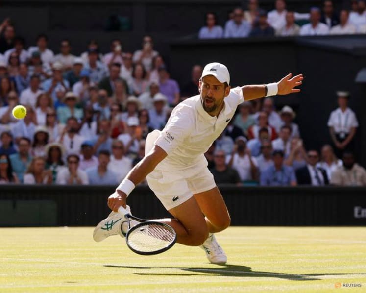 Dashing Djokovic matches Federer with 105th Wimbledon match win
