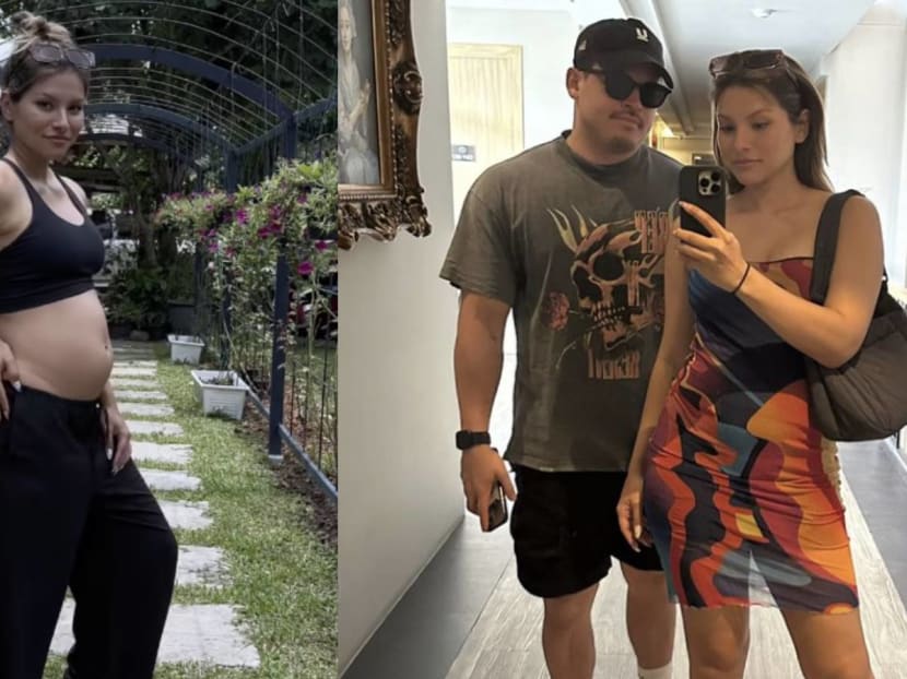 Tabitha Nauser is 6 months pregnant — she and her long-term partner-and-manager just hiked a mountain in Thailand