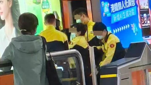 疑逃票过地铁闸门 港女携童被截查小孩受惊哭