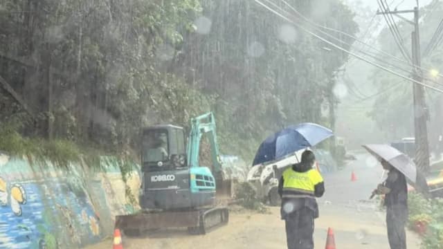 台湾南部连日暴雨致4死77伤 6000人紧急撤离