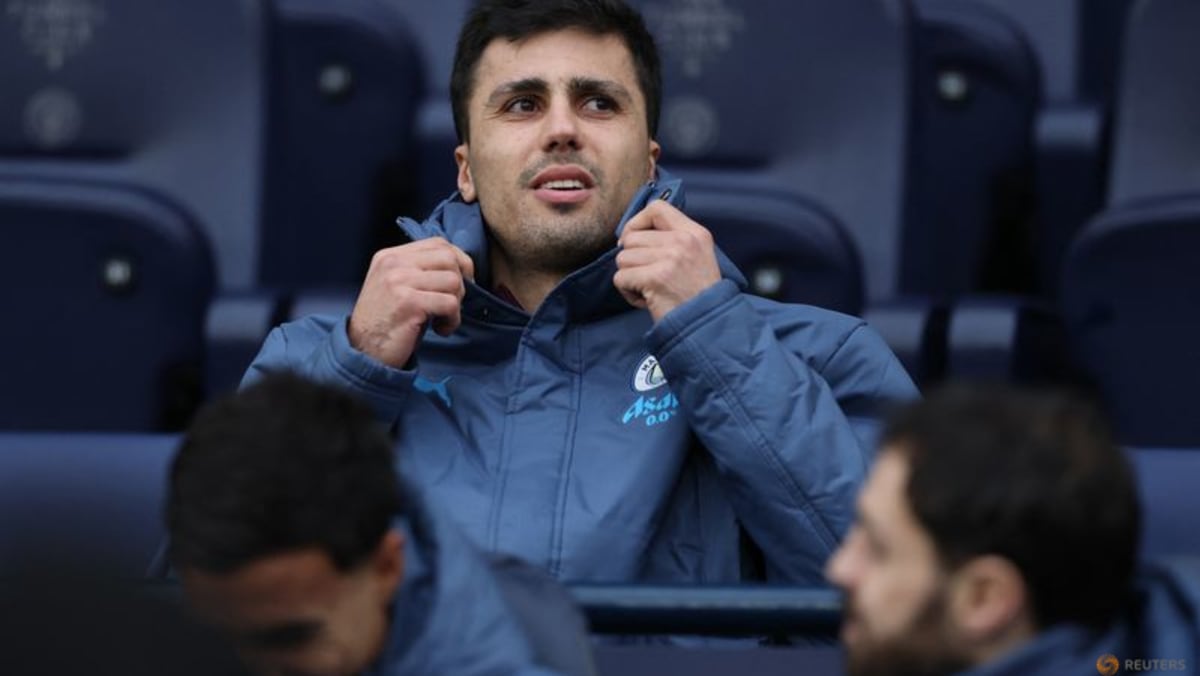 Manchester City's Rodri and Haaland back in training