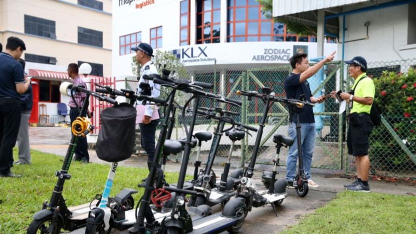 Free disposal and S$100 incentive for those who drop off registered non-UL2272 PMDs from next week