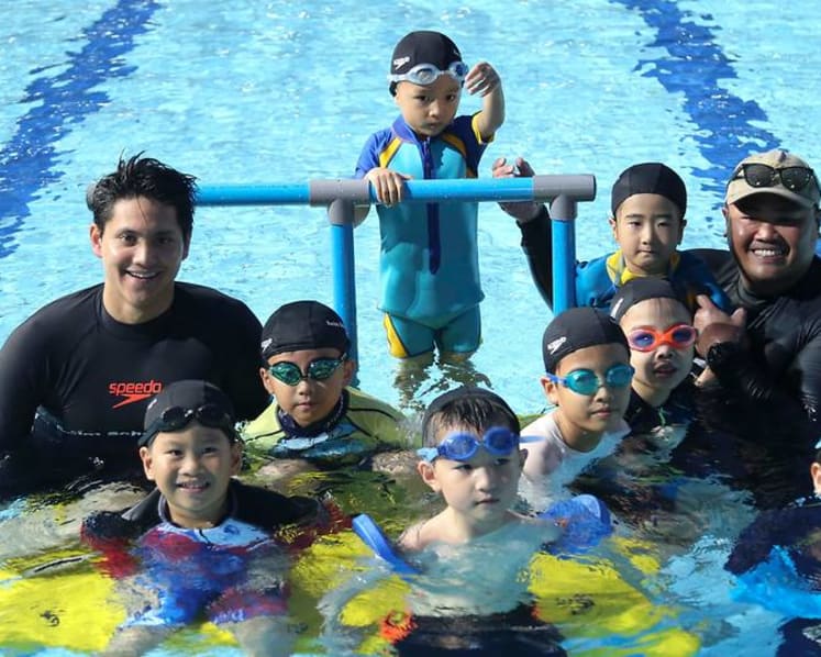Olympic champion Joseph Schooling launches swim school