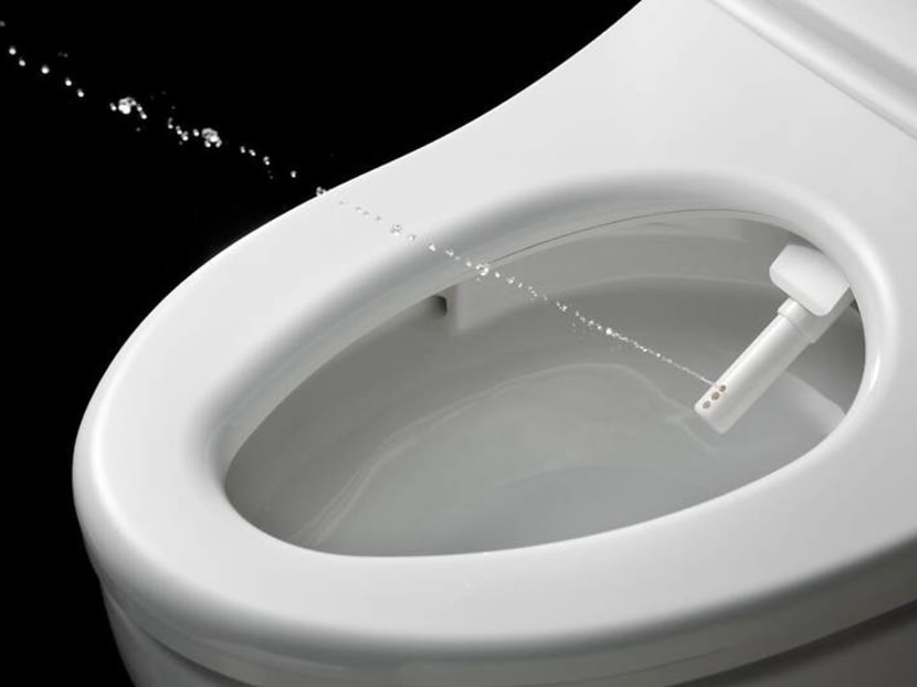 out     ❁toilet♪ドアプレート❁∗︎*゜ WOODBRIDGE Smart Toilet,Auto Open & Close,Foot Sensor Operation