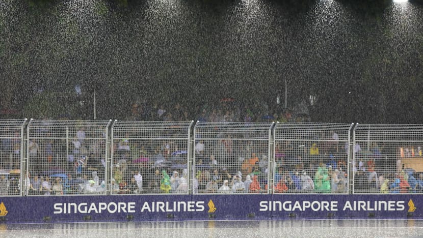 Singapore F1 night race 2022: Wet weather brings thrills and spills, fails to dampen fans' spirits