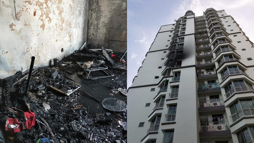 180 residents self-evacuate after early morning fire at Buangkok condo, likely caused by charging e-bike