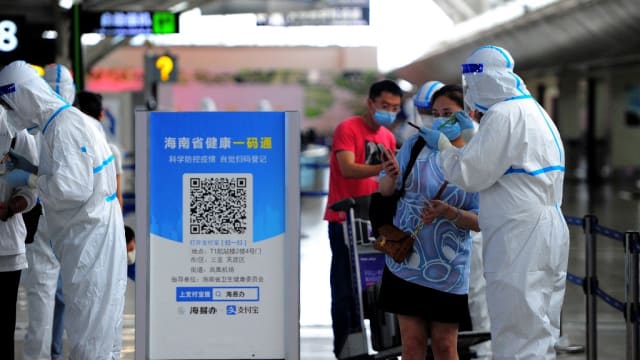 中国新增2310起冠病病例 近半来自海南省