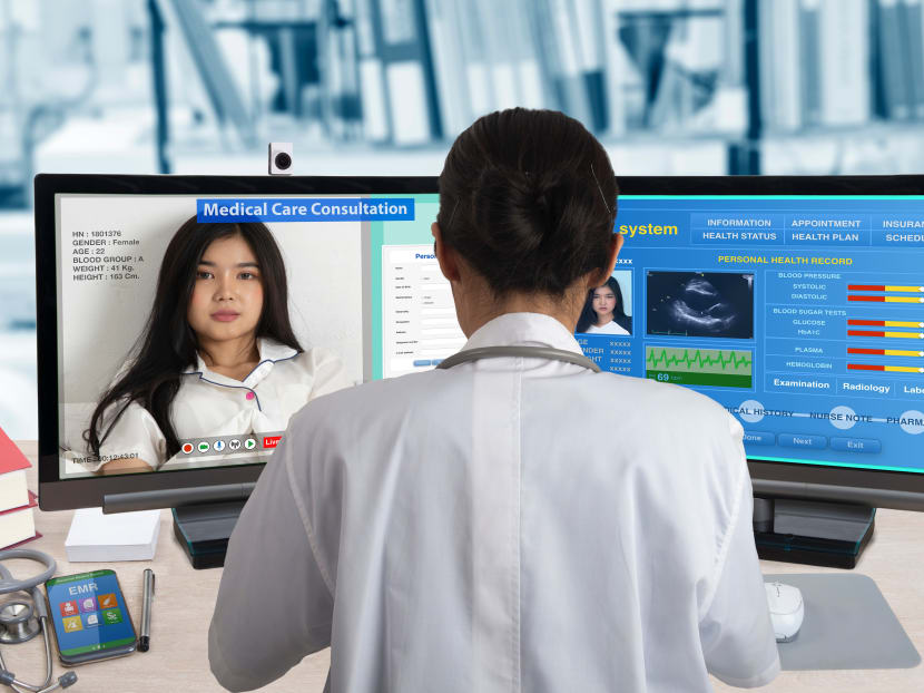 A doctor doing online consultation for a patient. Under the Healthcare Services Bill, if the telemedicine provider, regardless of where it is based, provides services to someone based in Singapore, these services must be licensed.