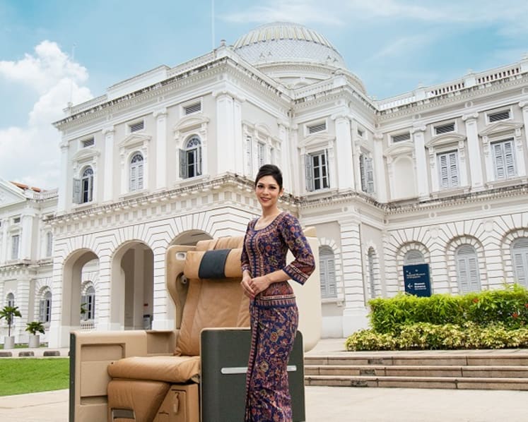 National Museum of Singapore receives SIA's 1st generation A380 Business Class and Suites seats