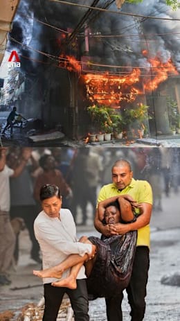 Delhi hotel blaze kills at least 21