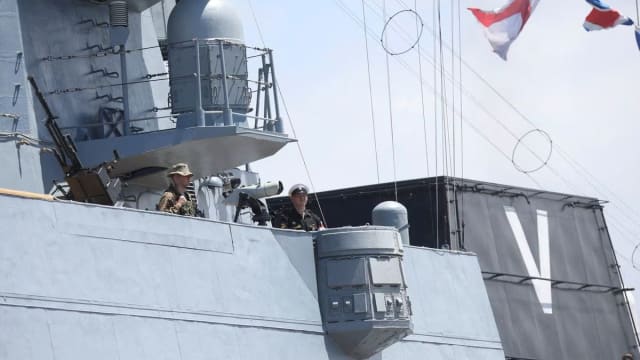 两艘俄国护卫舰航经台湾东部海域 