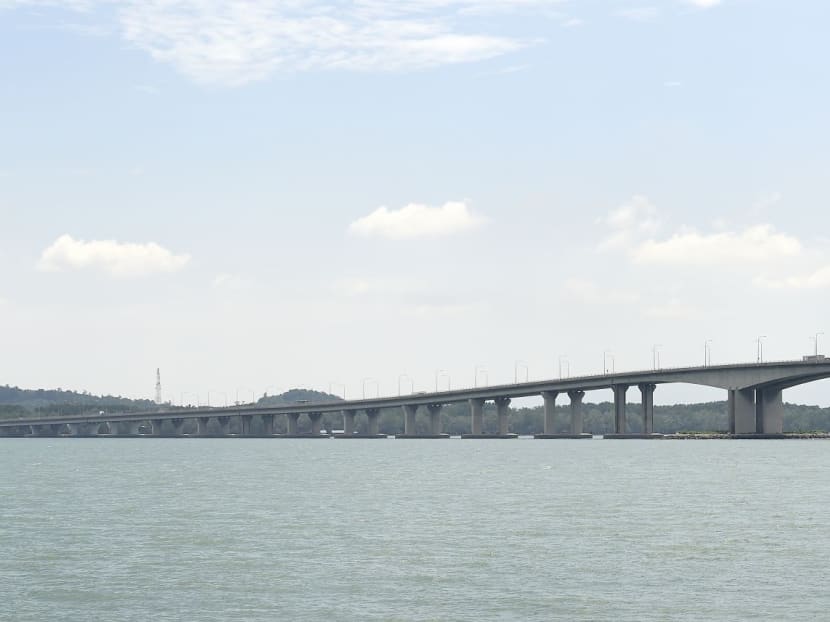 A view of the Second Link between Malaysia and Singapore at Tuas. A view of the Second Link between Malaysia and Singapore at Tuas.