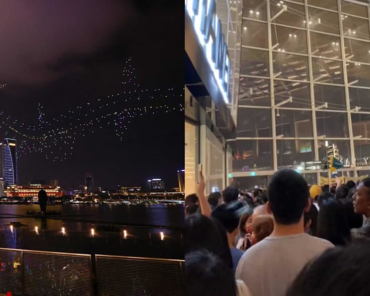 More crowd control measures at Marina Bay Sands' dragon drone shows after first performance sparks some safety concerns