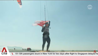 Singapore's Max Maeder secures kitefoiling gold with a day to spare