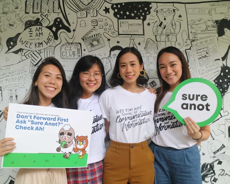 NTU undergraduates create campaign to combat ‘fake news’ spreading among older S’poreans