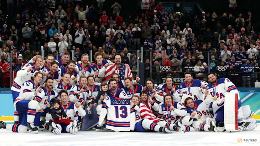 Ice hockey-US honour late teammate Gaudreau after gold medal win