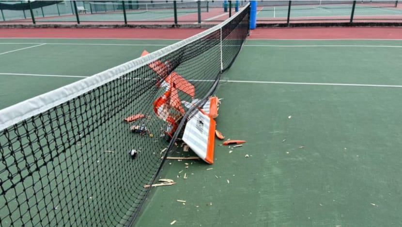 Man fined S$7,000 for crashing model aircraft into MGS tennis court Man fined S$7,000 for crashing model aircraft into MGS tennis court