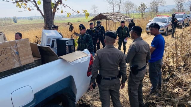 诈骗团伙疑正转移阵地 遭泰警拦截大量电子产品