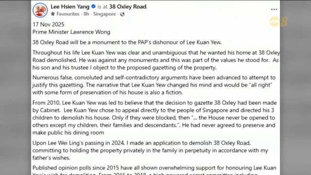 欧思礼路38号拟议被列为国家古迹的上诉期限今天到期