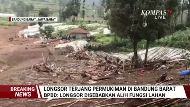 印尼西爪哇省发生土崩 至少七人死亡82人失踪