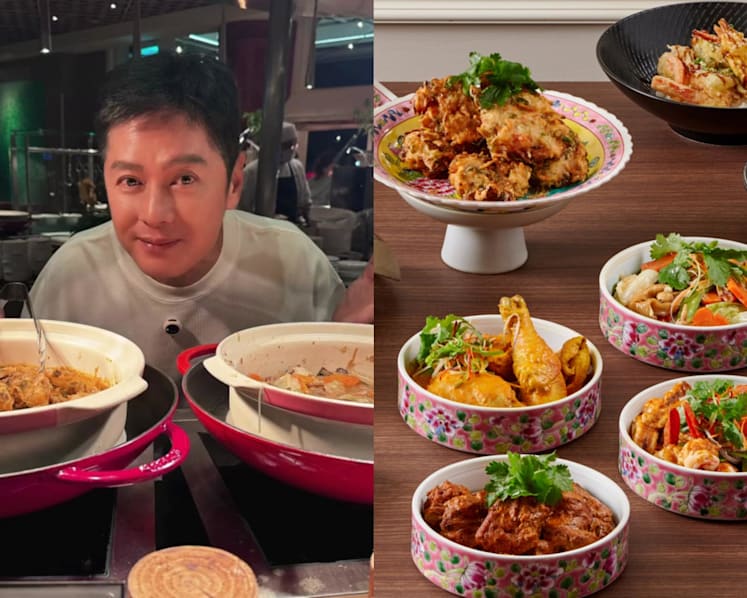 Singaporean actor Li Nanxing showcases family recipes at Fullerton Hotel buffet
