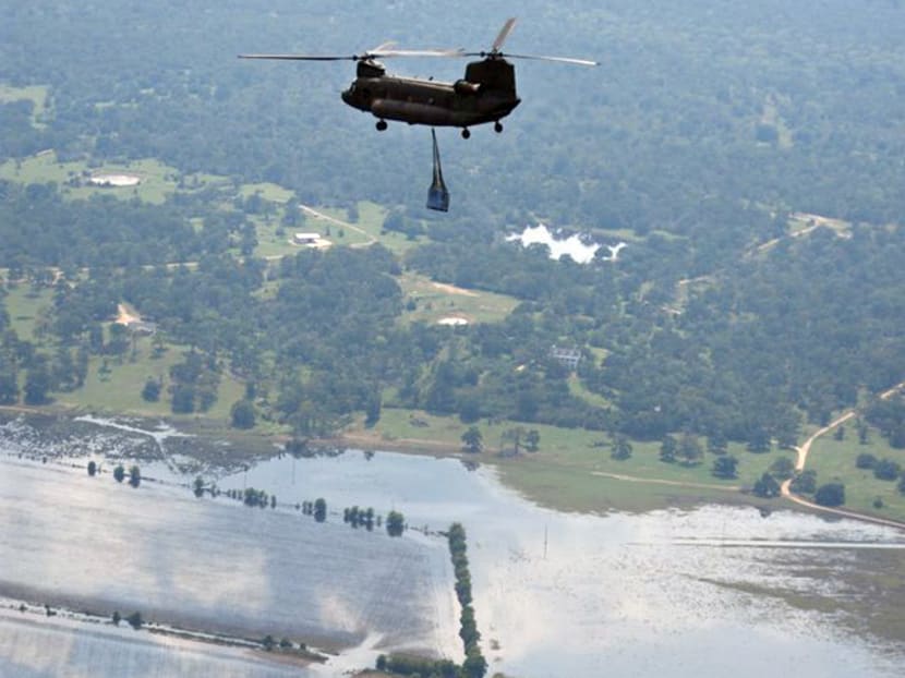 An RSAF Chinook taking part in relief operations in Texas for Hurricane Harvey. In a speech, Dr Tony Tan said diplomacy is not about having “friendly” relations at all costs, but about promoting friendly relations as a way to protect Singapore's vital interests. Photo: Facebook/Ng Eng Hen