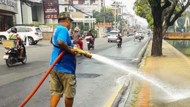泰国北部笼罩在雾霾中 清迈成全球污染最严重城市