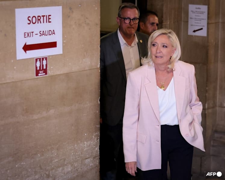 France's Marine Le Pen says she will appeal conviction, run for president in 2027