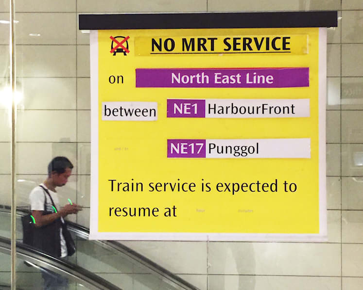 Two-hour NEL breakdown hits 41,000 commuters