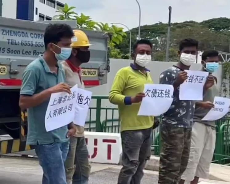 Construction firm Shanghai Chong Kee winds up amid MOM probe for salary arrears following 2022 worker protest 