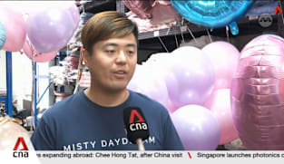 Some Singapore party suppliers say helium balloon prices up as much as 40% amid Mideast war